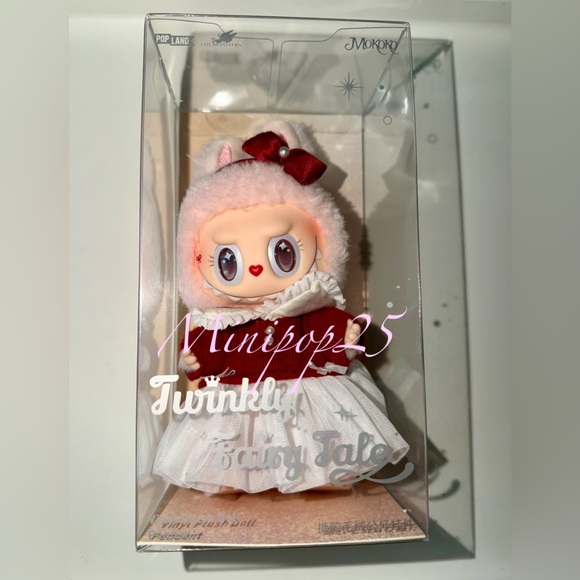 Authentic TWINKLY FAIRY TALE Series- MOKOKO Vinyl Plush Doll Pendant - EXCLUSIVE
